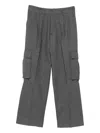 Patrizia Pepe Cargo Tailored Trousers In Multi