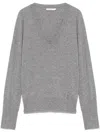 Patrizia Pepe Cashmere Sweater In Grey