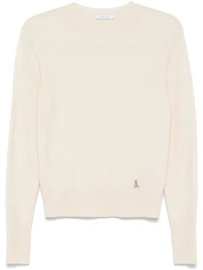 Patrizia Pepe Cashmere Sweater In Neutrals