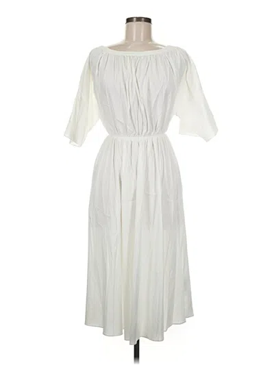 Pre-owned Patrizia Pepe Casual Dress In Ivory