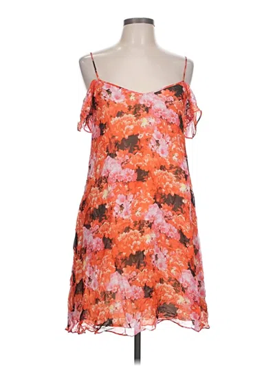 Pre-owned Patrizia Pepe Casual Dress In Orange