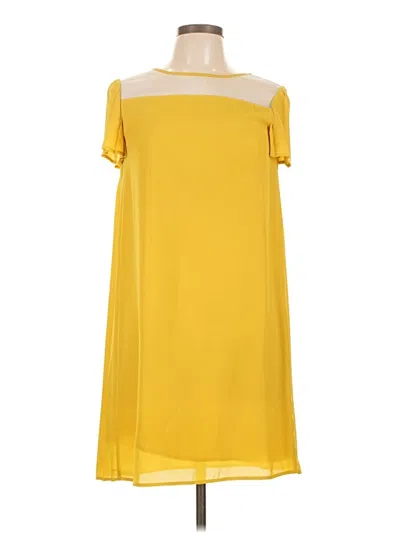 Pre-owned Patrizia Pepe Casual Dress In Yellow