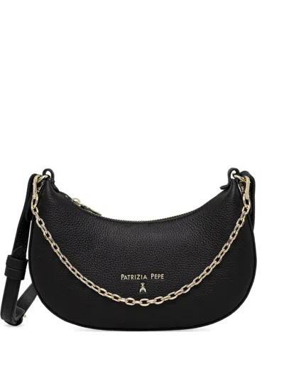 Patrizia Pepe Chain-strap Crossbody Bag In Black