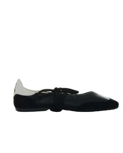 Patrizia Pepe Chic Flat Shoes For Women In Nero