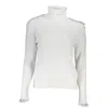 Patrizia Pepe Chic Turtleneck Sweater With Contrast Details