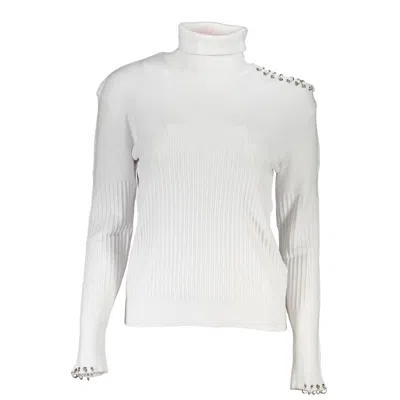 PATRIZIA PEPE PATRIZIA PEPE CHIC TURTLENECK SWEATER WITH CONTRAST WOMEN'S DETAILS