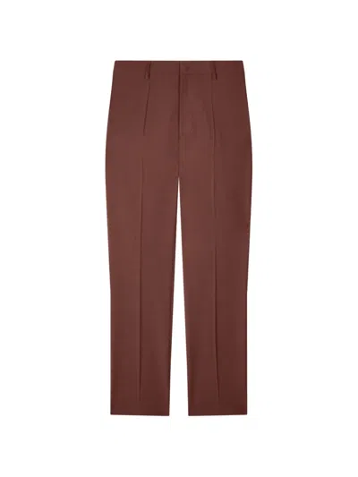 Patrizia Pepe Cigarette Trousers In Brown