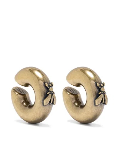 Patrizia Pepe Circle Cuffs Earrings In 金色