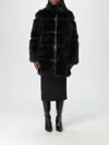 Patrizia Pepe Coat  Woman Color Black In Black