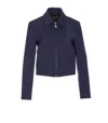 Patrizia Pepe Cropped Jacket In Black