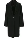 Patrizia Pepe Coat  Woman Color Black In Black