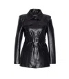 Patrizia Pepe Black Jacket Frontal Buttons Closure In Black