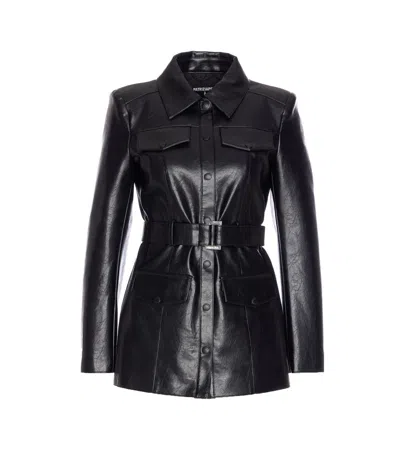 Patrizia Pepe Black Jacket Frontal Buttons Closure