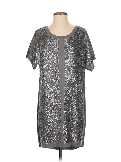 Pre-owned Patrizia Pepe Cocktail Dress In Silver