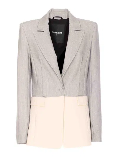 Patrizia Pepe Chaqueta Casual - Gris