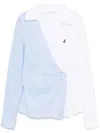 Patrizia Pepe Colour-block Shirt In White