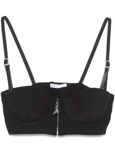 Patrizia Pepe Corset Top In Black