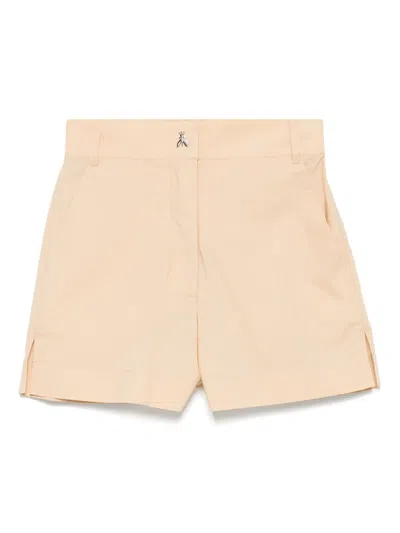 Patrizia Pepe Cotton Shorts In Brown