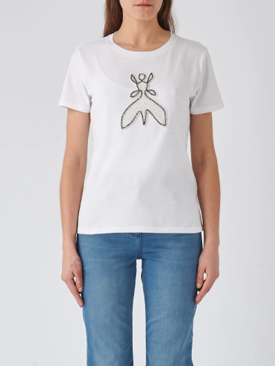 Patrizia Pepe Cotton T-shirt In Bianco