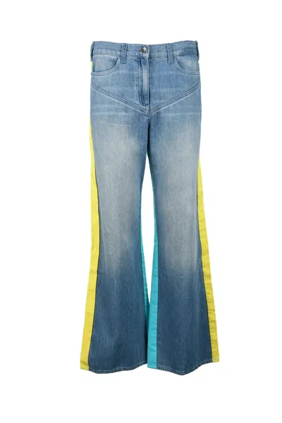 Patrizia Pepe Cotton Trousers - Blue