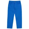 Patrizia Pepe Blue Cotton Pant In Blue