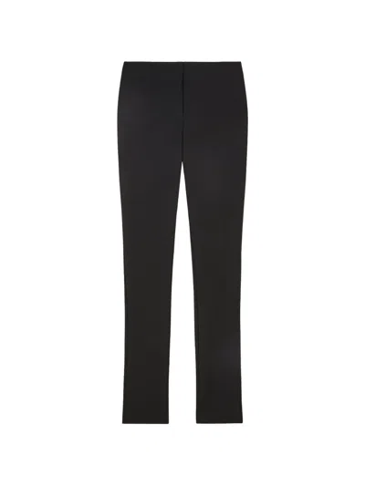Patrizia Pepe Crepe Skinny Trousers In Black