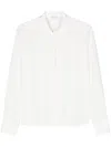 Patrizia Pepe Crepe-texture Shirt In White