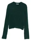 Patrizia Pepe Crew Neck Sweater In Green
