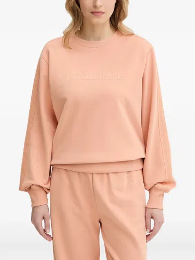 Patrizia Pepe Crew-neck Sweatshirt In Orange