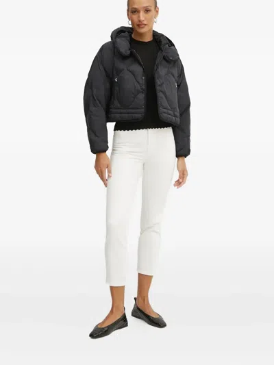 Patrizia Pepe Cropped Slim-fit Jeans In White