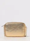 Patrizia Pepe Crossbody Bag  Woman Color Gold In Burgundy