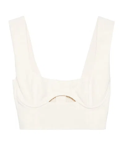 PATRIZIA PEPE CUT OUT-DETAIL TOP