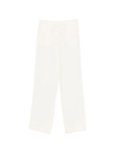 Patrizia Pepe Dart-detail Trousers In Neutral