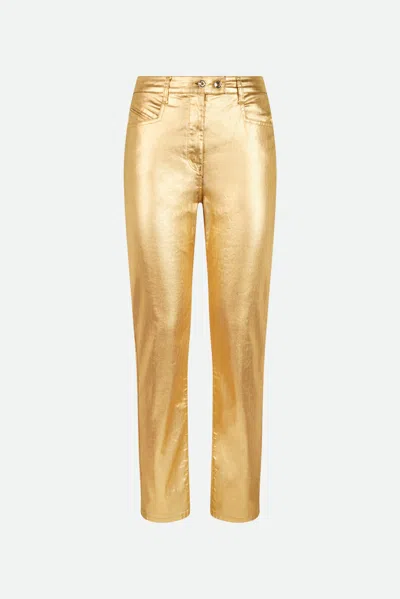 Patrizia Pepe Denim Dorato In Oro