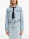 Patrizia Pepe Essential Jacket In Blue