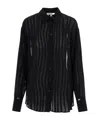 Patrizia Pepe Camicia Devoré Nera In Black