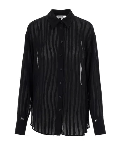 PATRIZIA PEPE DÉVORÉ OVERSIZED SHIRT