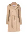 Patrizia Pepe Double-breasted Belted Trench Coat