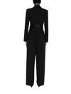 Patrizia Pepe Draped Blazer In Black