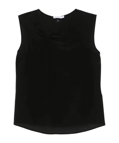 PATRIZIA PEPE DRAPED BLOUSE