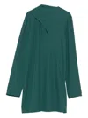 Patrizia Pepe Draped Midi Dress In Green