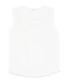 Patrizia Pepe Draping-detailed Top In White