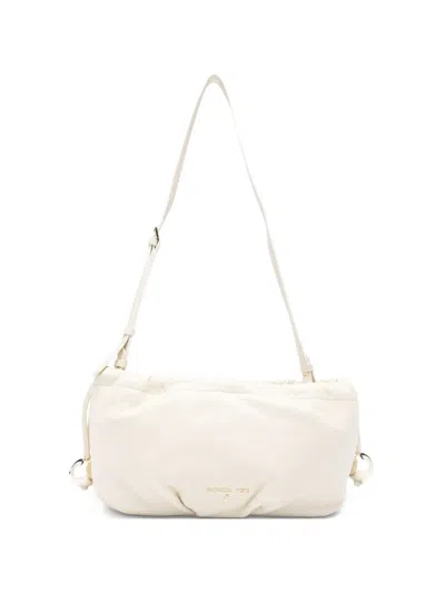Patrizia Pepe Drawstring Cross Body Bag In White