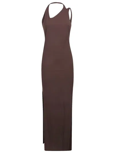 Patrizia Pepe Dress  Woman Color Brown