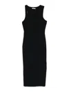 Patrizia Pepe Essential Cut-out Maxi Dress In Black