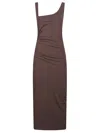 Patrizia Pepe Dress In Brown