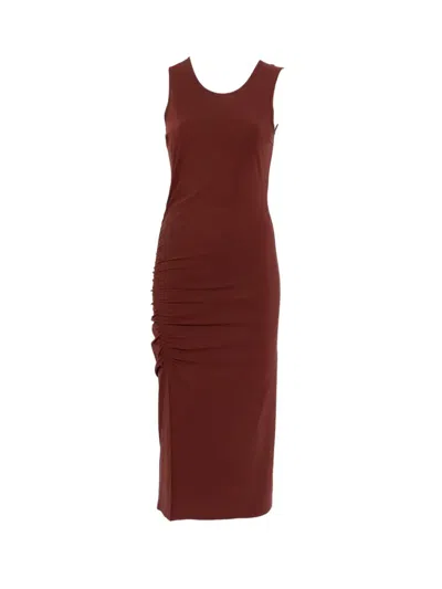 Patrizia Pepe Dress In Brown