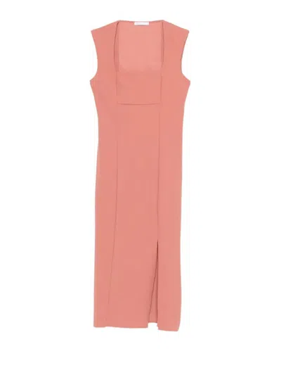 Patrizia Pepe Dress In Brown