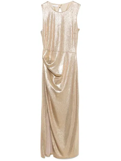 Patrizia Pepe Dress In Metallic