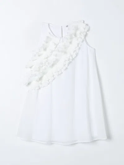 Patrizia Pepe Dress  Kids Colour White